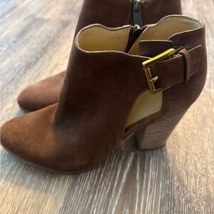 Brown Suede Ankle Boots